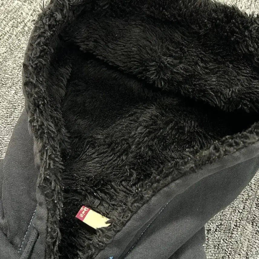 [BUNJANG] Levi's Sherpa Hooded Zip-up Jacket / 리바이스 진스 쉐르파 후드집업