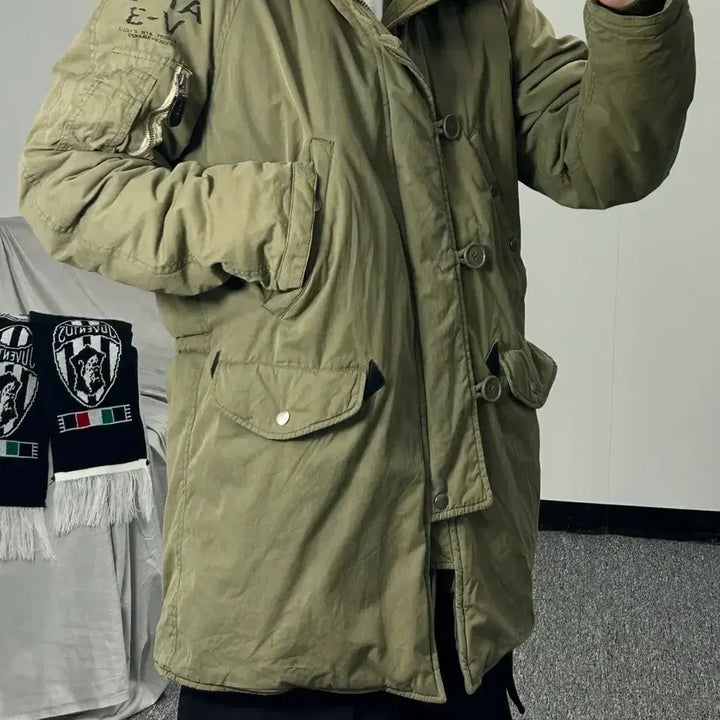 [BUNJANG] XTONZ Test Pilot Heavy Parka / XTONZ 엑스톤즈 테스트 파일럿 헤비 파카 야상