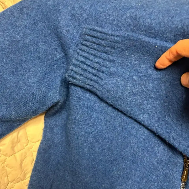 [BUNJANG] Drumohr Wool Zip-up Cardigan / 드루모어 (Drumohr) 집업 가디건 니트