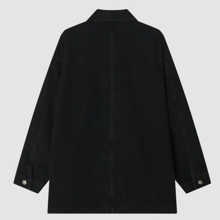 [BUNJANG] The Reel Black Denim Jacket / 더릴 블랙데님자켓