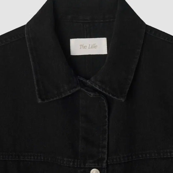 [BUNJANG] The Reel Black Denim Jacket / 더릴 블랙데님자켓