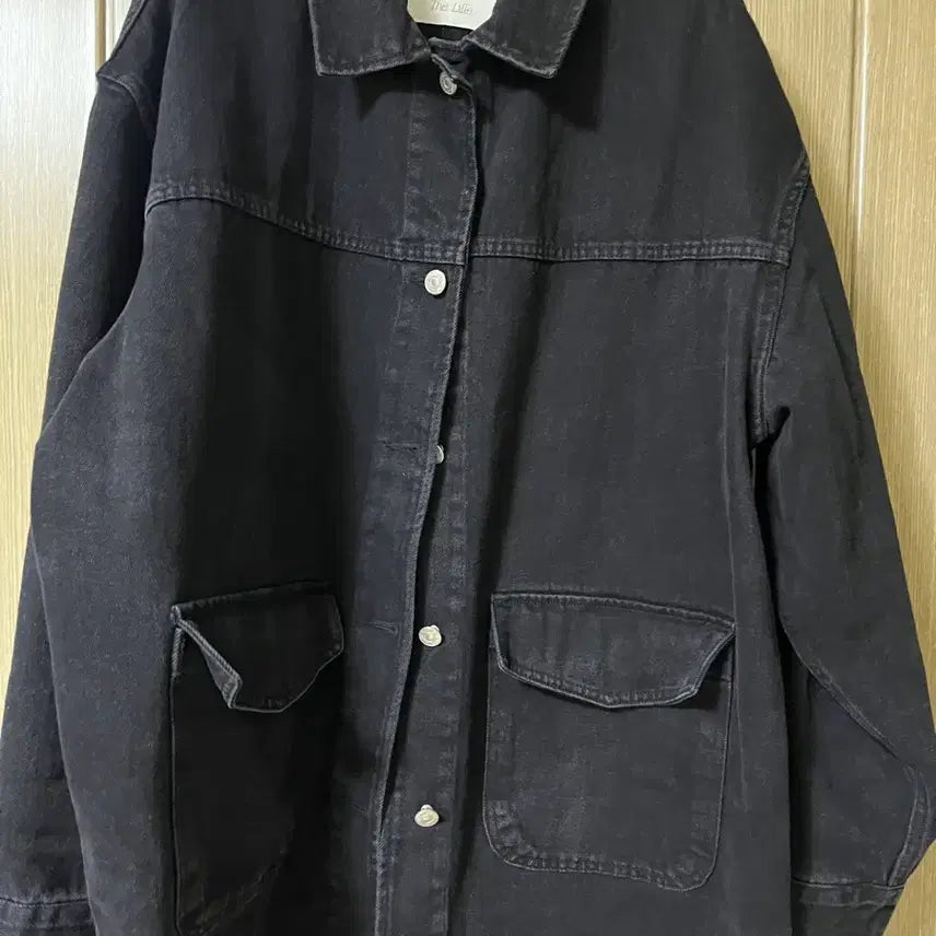 [BUNJANG] The Reel Black Denim Jacket / 더릴 블랙데님자켓