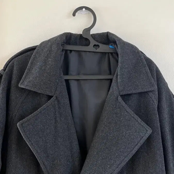 [BUNJANG] DANPOL Charcoal Trench Coat / DANPOL 차콜 트렌치 코트 Free