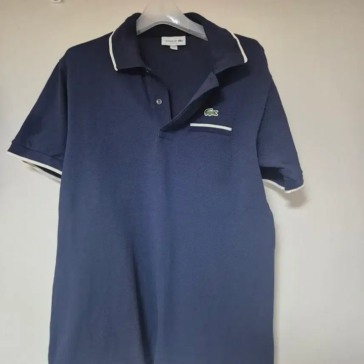 [SOLD OUT] (새상품)라코스테 남성 클래식핏 폴로티 네이비 M