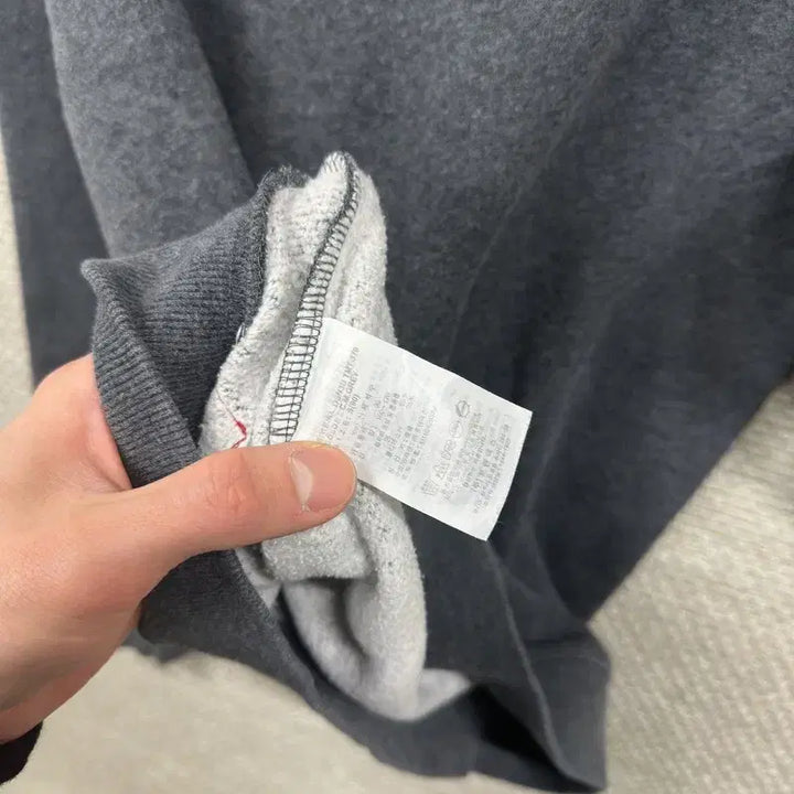 [BUNJANG] Dickies Printed Logo Fleece-lined Sweatshirt / 디키즈 프린팅로고 약기모 캐주얼 맨투맨 S M10357