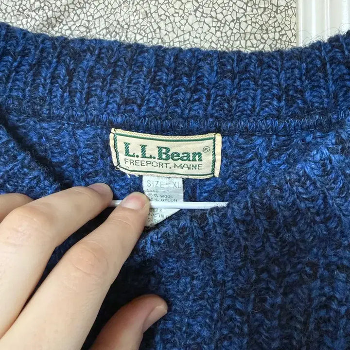 [SOLD OUT] L.L.Bean 블루네이비 울 니트