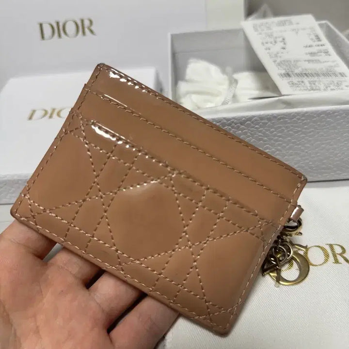 [BUNJANG] Dior Lady Card Wallet / [55만 영수증O,정품] 디올 레이디 카드지갑