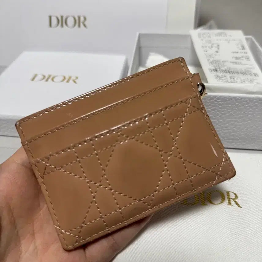 [BUNJANG] Dior Lady Card Wallet / [55만 영수증O,정품] 디올 레이디 카드지갑