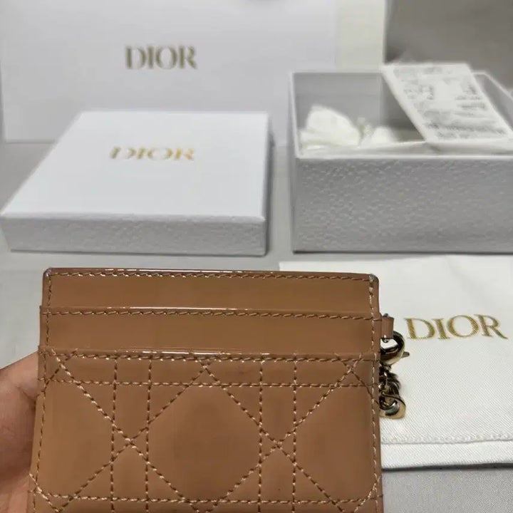 [BUNJANG] Dior Lady Card Wallet / [55만 영수증O,정품] 디올 레이디 카드지갑