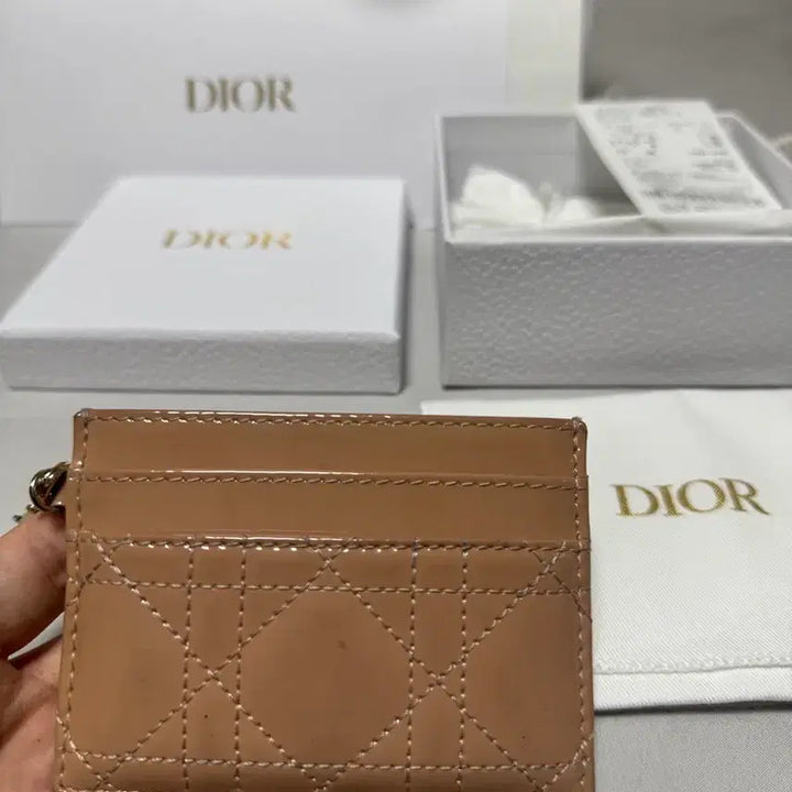 [BUNJANG] Dior Lady Card Wallet / [55만 영수증O,정품] 디올 레이디 카드지갑