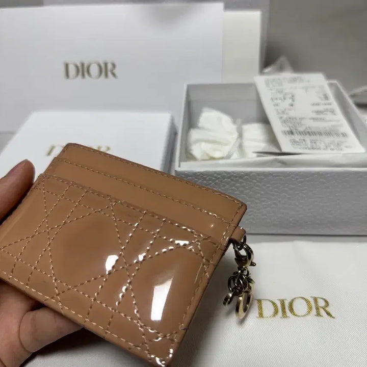 [BUNJANG] Dior Lady Card Wallet / [55만 영수증O,정품] 디올 레이디 카드지갑