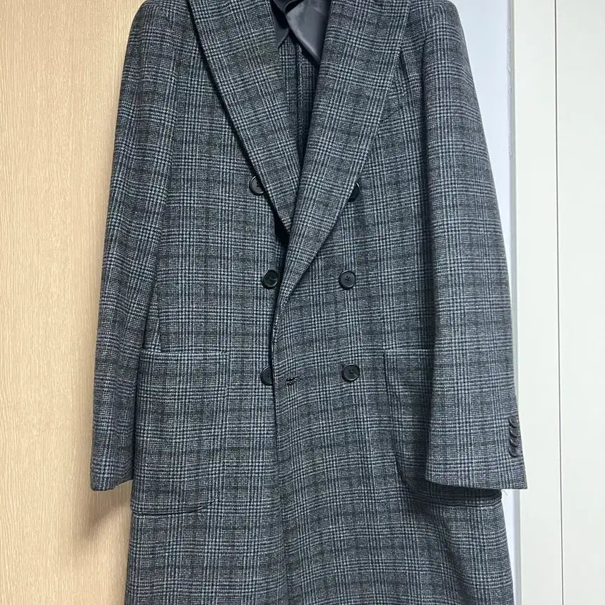 [BUNJANG] Lardini Days Glen Check Polo Coat 48 / 데이즈x라르디니 글렌체크 폴로코트 48