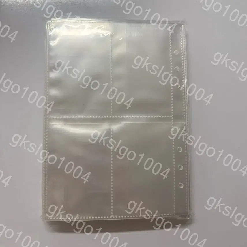 [BUNJANG] A5 Binder Page 4-Pocket 100 Sheets / A5 바인더 속지 4칸 단면 100장