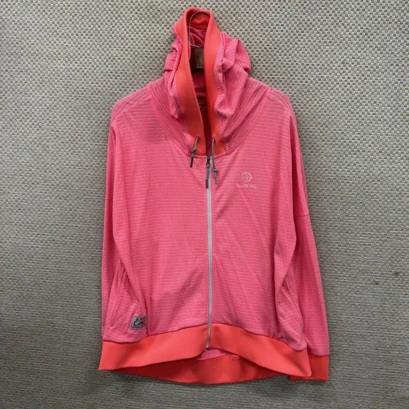 [SOLD OUT] 빈폴 자수로고 핑크 후드집업 95 M10345