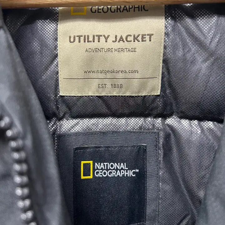 [BUNJANG] National Geographic Black Padded Jumper S / 내셔널지오그래픽 블랙 패딩 점퍼 S