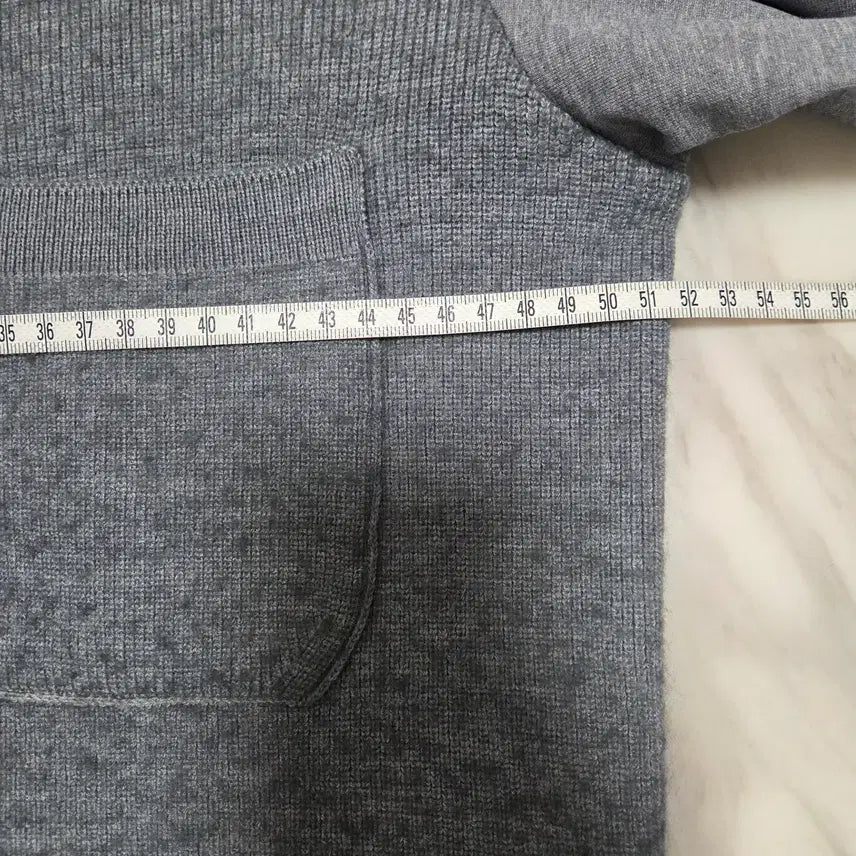 [BUNJANG] Solid Homme Gray Knit Shirt / 솔리드옴므 그레이 니트 셔츠