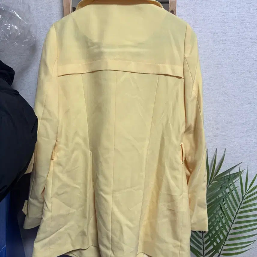 [BUNJANG] Yellow Trench Coat / 옐로우 봄트렌치코트