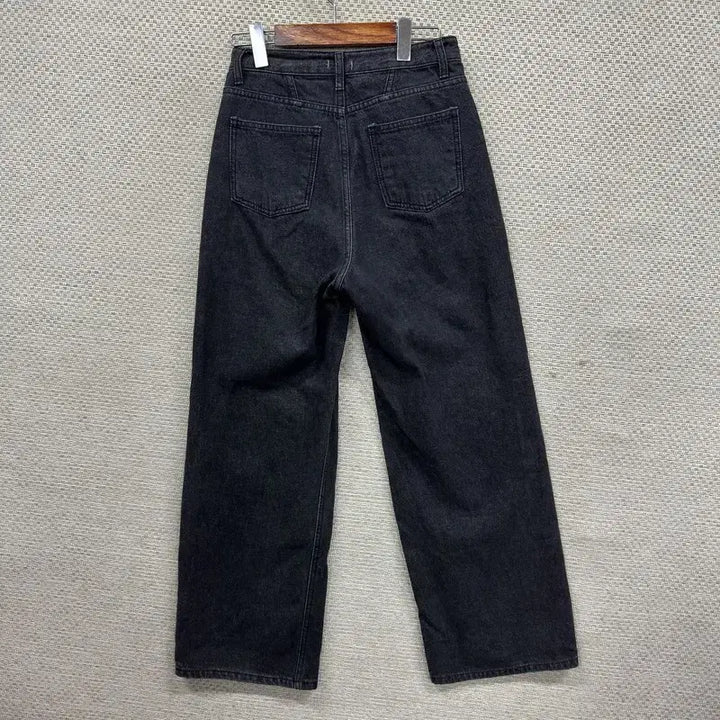 [SOLD OUT] 빈티지 흑청 와이드팬츠 데님 바지 M M10348