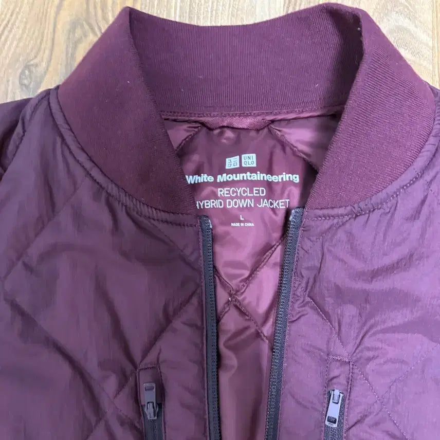 [BUNJANG] White Mountaineering Purple Lightweight Padding L / 화이트마운티니어링 퍼플 경량 패딩 L