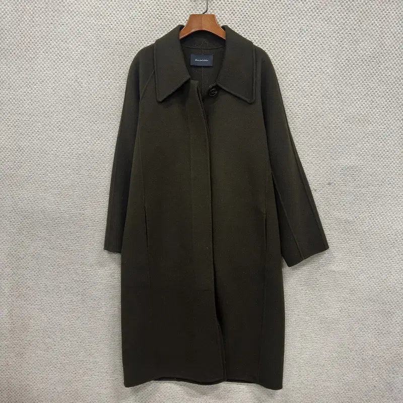 [SOLD OUT] 빈티지 카키 울 롱 코트 자켓 105 M10365