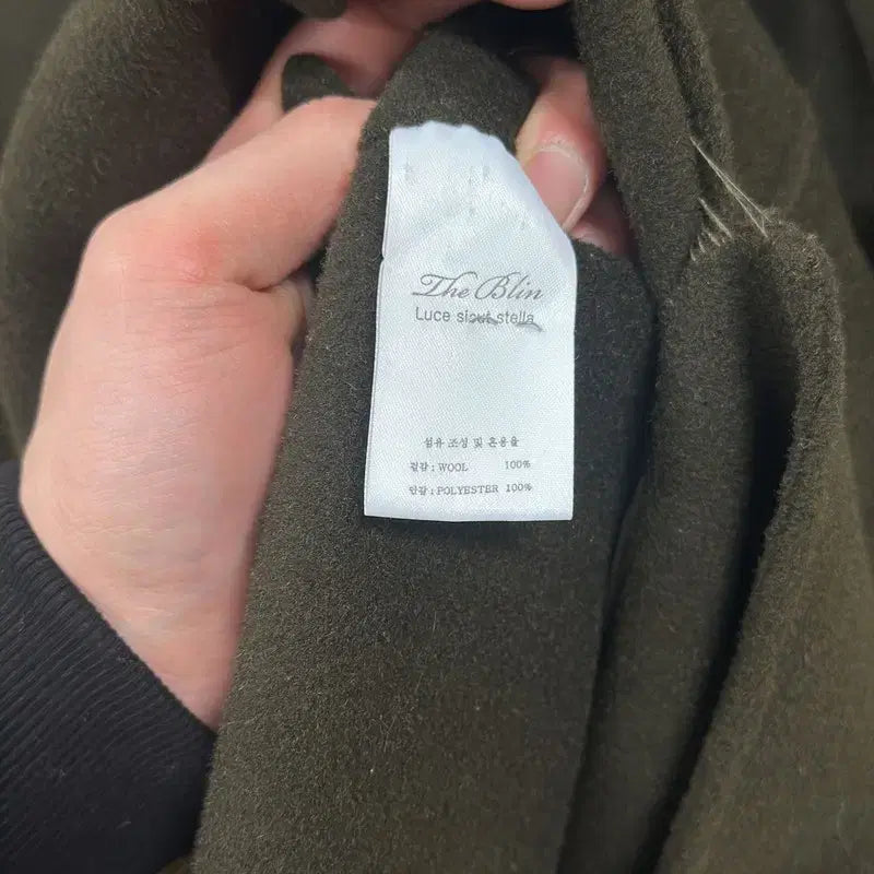[SOLD OUT] 빈티지 카키 울 롱 코트 자켓 105 M10365