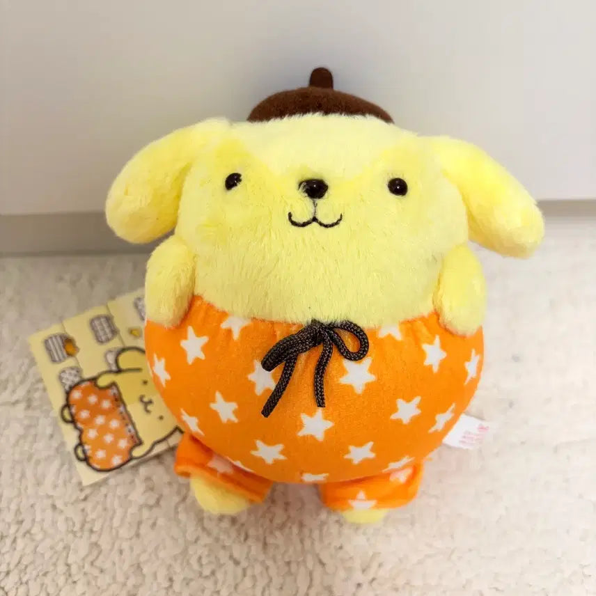 [BUNJANG] Sanrio Pompompurin Pumpkin Pants Mascot Plush / 산리오 폼폼푸린 호박바지 마스코트 인형