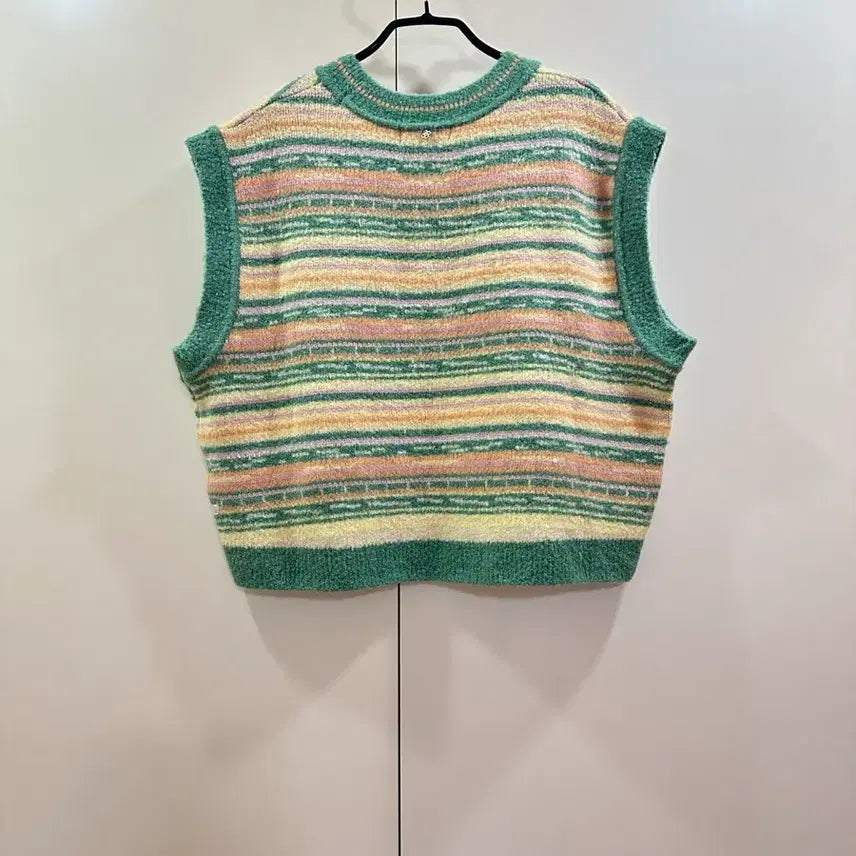 [BUNJANG] Thursday Island Striped Knit Vest / 써스데이아일랜드 니트 베스트