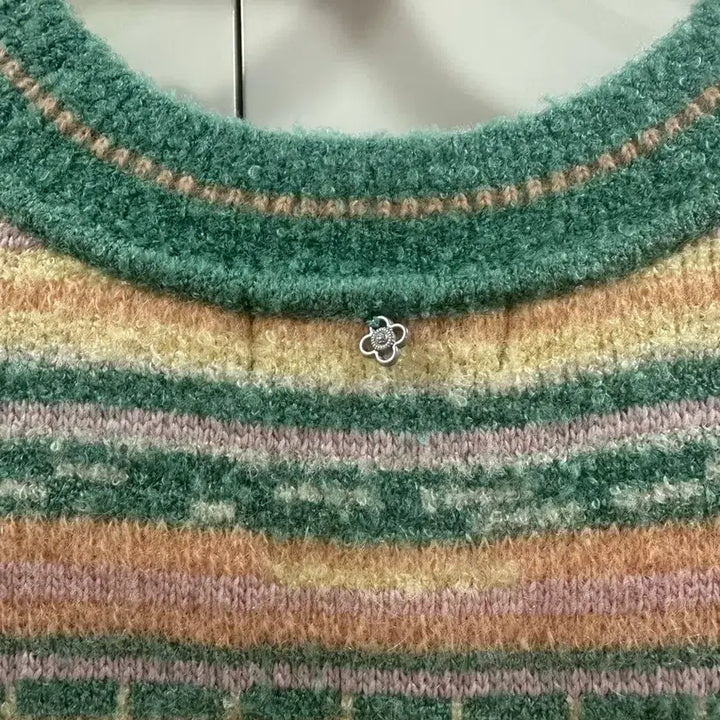 [BUNJANG] Thursday Island Striped Knit Vest / 써스데이아일랜드 니트 베스트