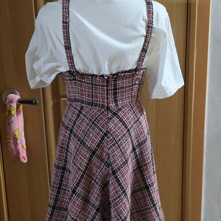 [BUNJANG] Mixxo Check Sleeveless Dress / 미쏘 체크 민소매 원피스