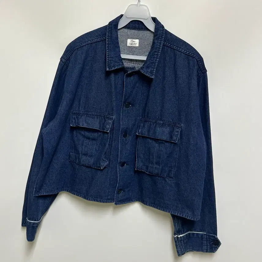 [BUNJANG] CEPO Crop Denim Jacket / [여자-M (90~95)]CEPO 크롭 데님 자켓
