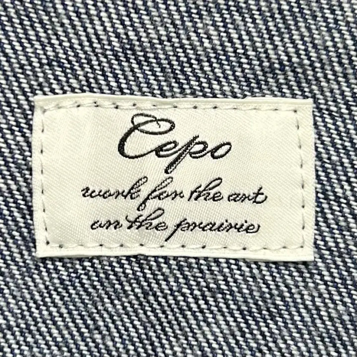 [BUNJANG] CEPO Crop Denim Jacket / [여자-M (90~95)]CEPO 크롭 데님 자켓