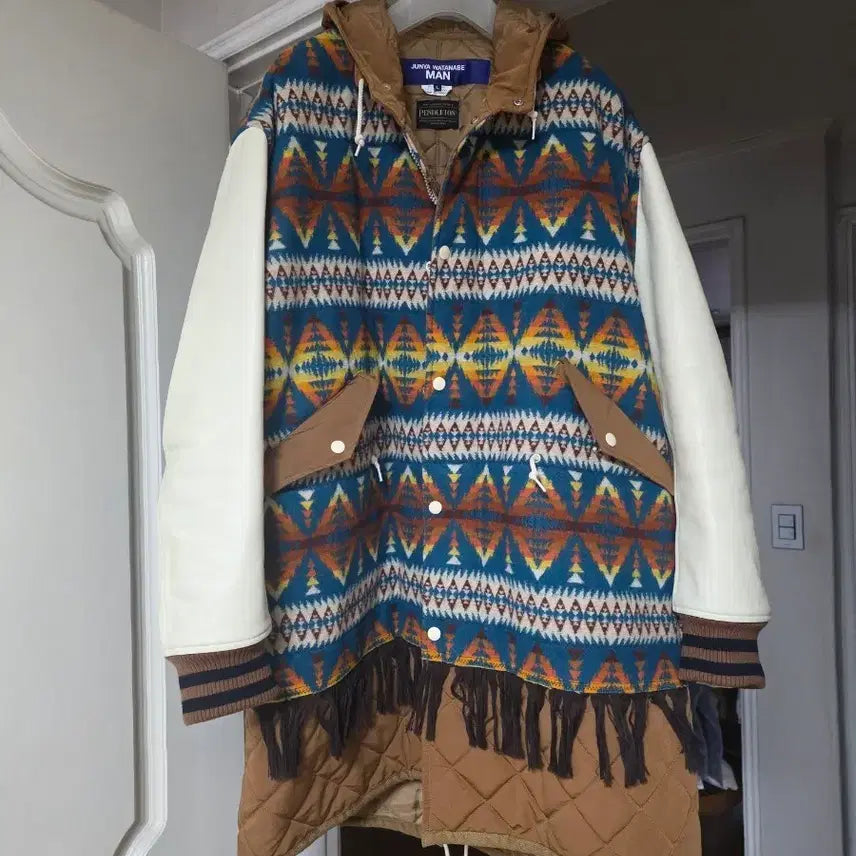 [BUNJANG] Junya Watanabe Pendleton Jamiroquai Quilted Parka / 준야와타나베 펜들턴 자미로콰이 퀼팅 야상 파카