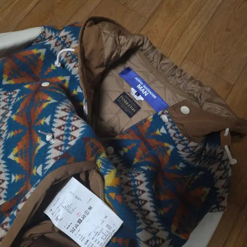 [BUNJANG] Junya Watanabe Pendleton Jamiroquai Quilted Parka / 준야와타나베 펜들턴 자미로콰이 퀼팅 야상 파카