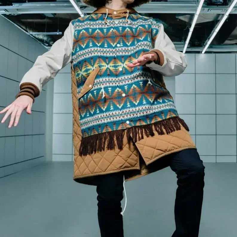 [BUNJANG] Junya Watanabe Pendleton Jamiroquai Quilted Parka / 준야와타나베 펜들턴 자미로콰이 퀼팅 야상 파카