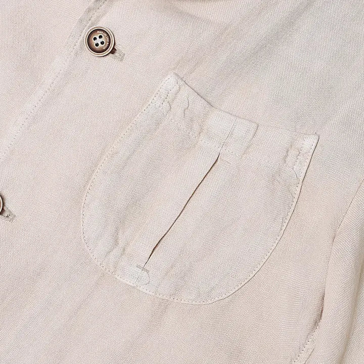 [BUNJANG] Man On The Boon Light Beige Linen Field Jacket / 48 맨온더분 [Man On The Boon] 라이트베이지 린넨 필드자켓