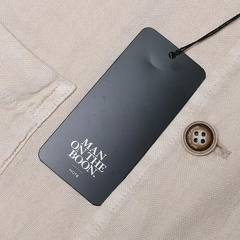 [BUNJANG] Man On The Boon Light Beige Linen Field Jacket / 48 맨온더분 [Man On The Boon] 라이트베이지 린넨 필드자켓