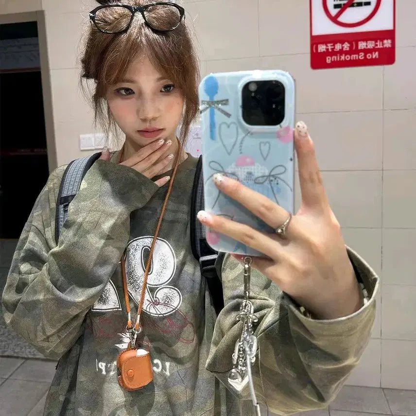 [BUNJANG] Military Camouflage T-shirt / 밀리터리 티셔츠 밀리터리룩 카모티셔츠 맨투맨 y2k 데일리룩 카모플라쥬