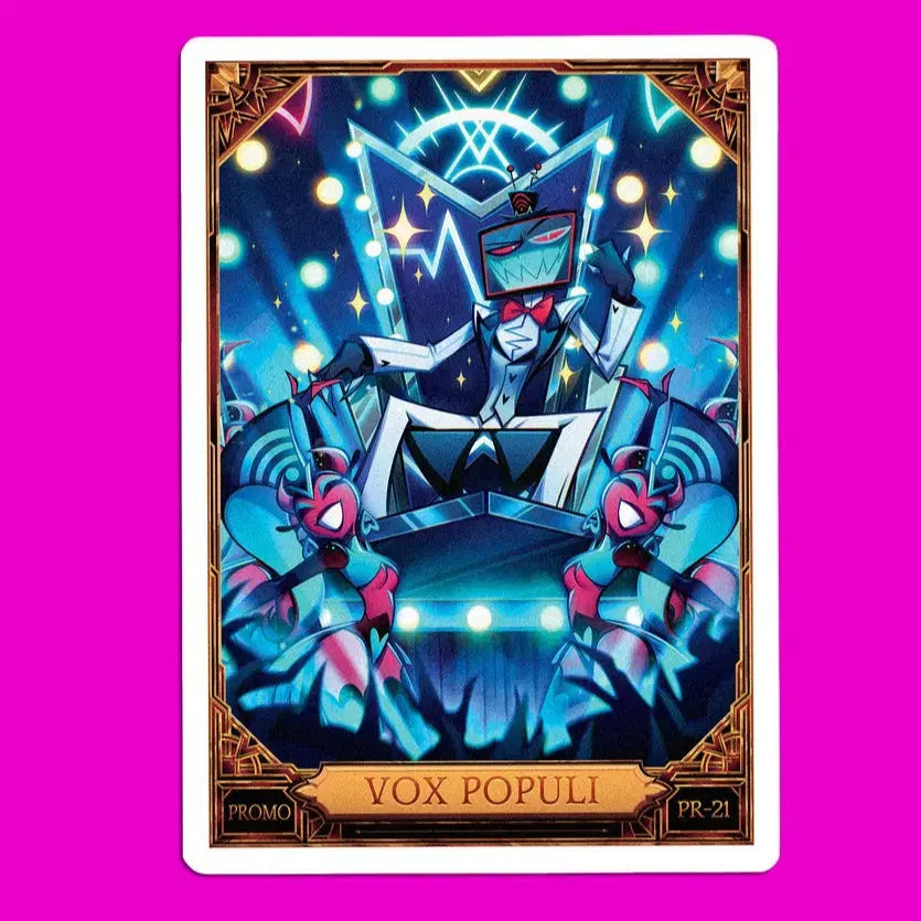 [BUNJANG] Hazbin Hotel Vox Populi Trading Card / 해즈빈호텔 복스 프로모 카드 VOX POPULI 트레이딩 카드 양도