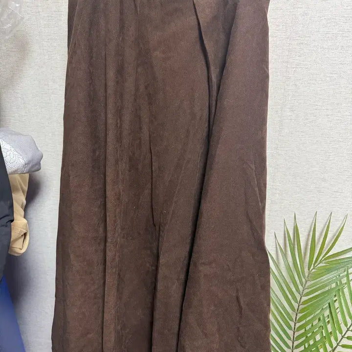 [BUNJANG] Winter Long Skirt / 골덴 브라운 겨울롱스커트