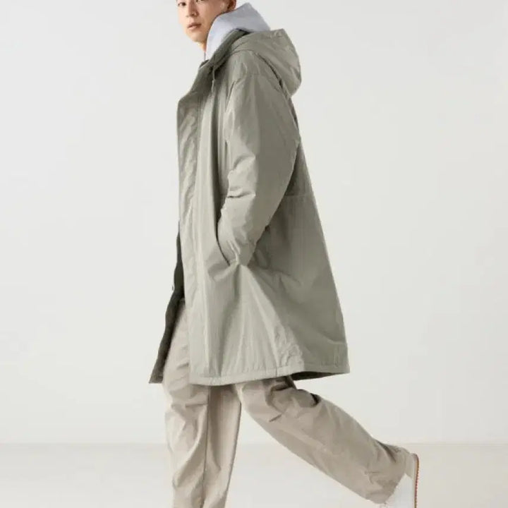 [BUNJANG] Uniqlo C Hooded Coat Jacket / 유니클로 c 후드 코트 자켓