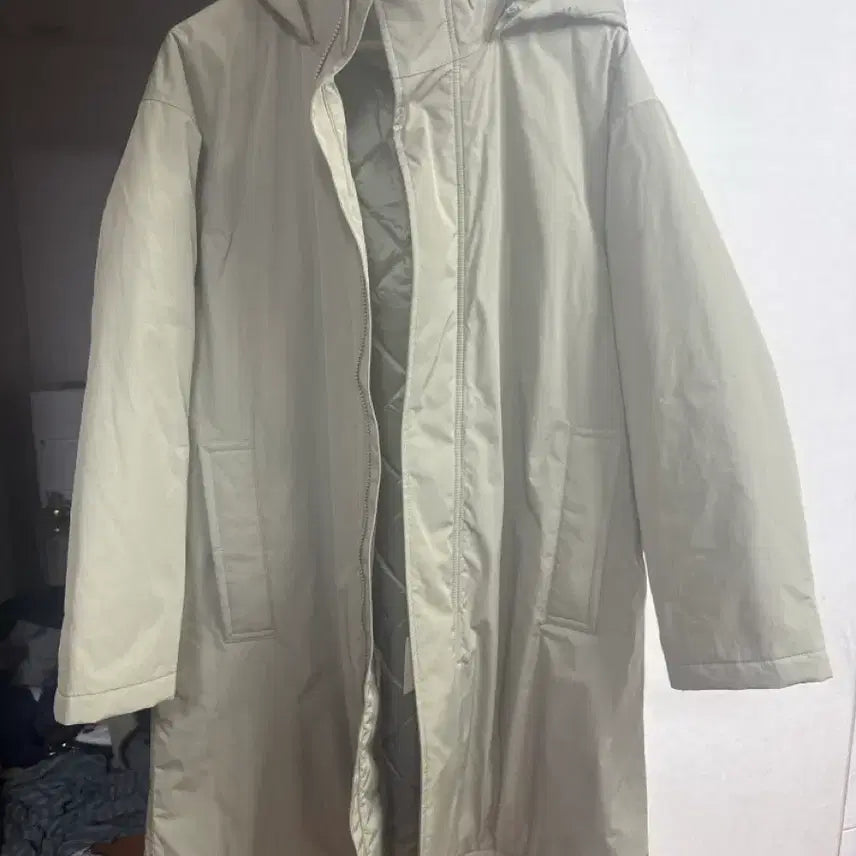 [BUNJANG] Uniqlo C Hooded Coat Jacket / 유니클로 c 후드 코트 자켓