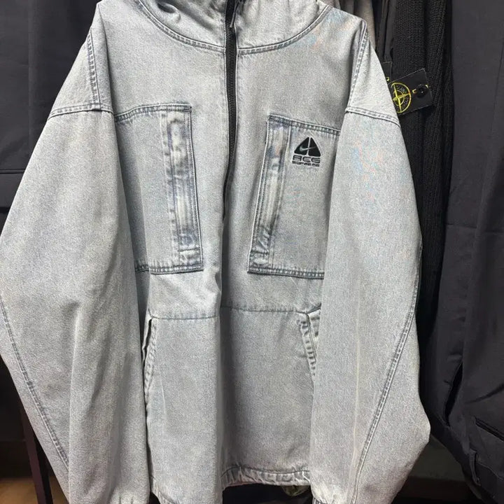 [BUNJANG] Nike ACG Supreme Denim Pullover Washed Blue XL / 나이키 acg 슈프림 데님 풀오버 워시드 블루 xl