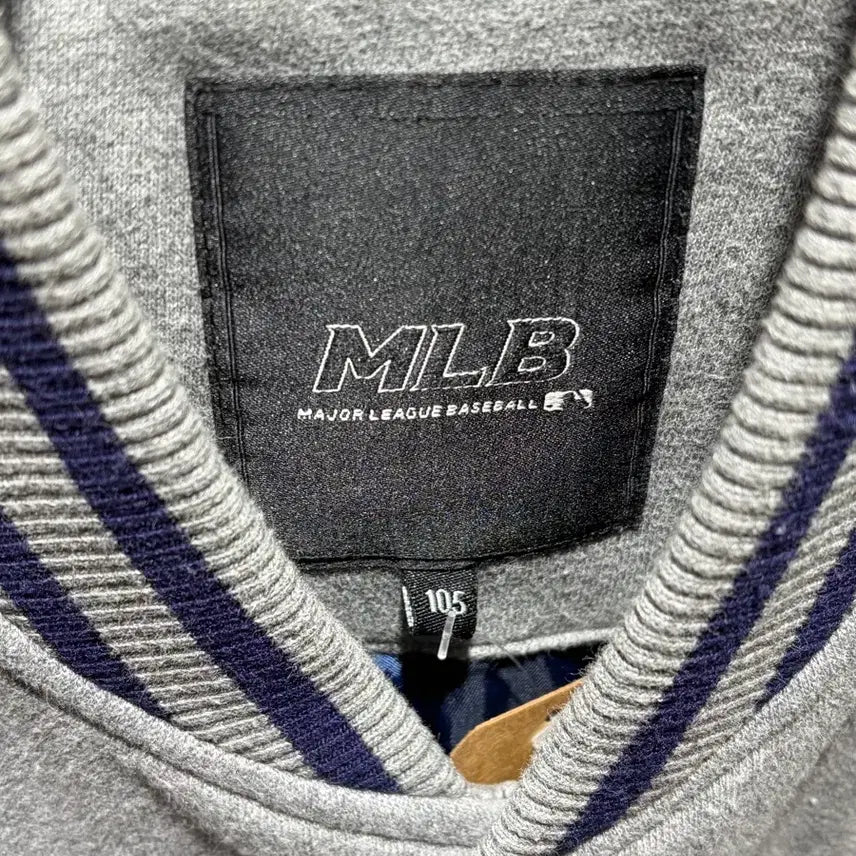 [BUNJANG] MLB New York Yankees Big Patch Varsity Jacket / XL MLB 뉴욕양키스 빅패치 배색 코튼 바시티