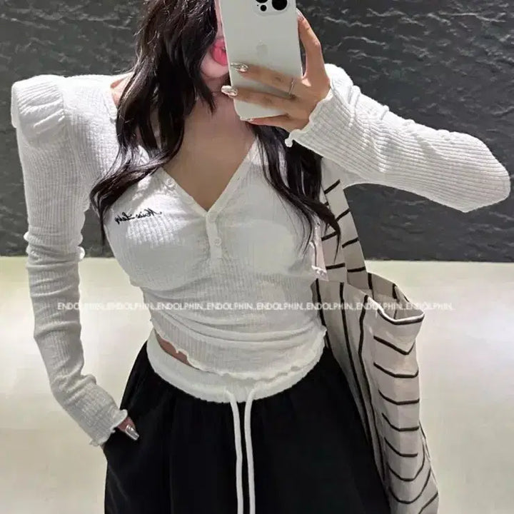 [SOLD OUT] 엔돌핀 레이디자수티 아이보리