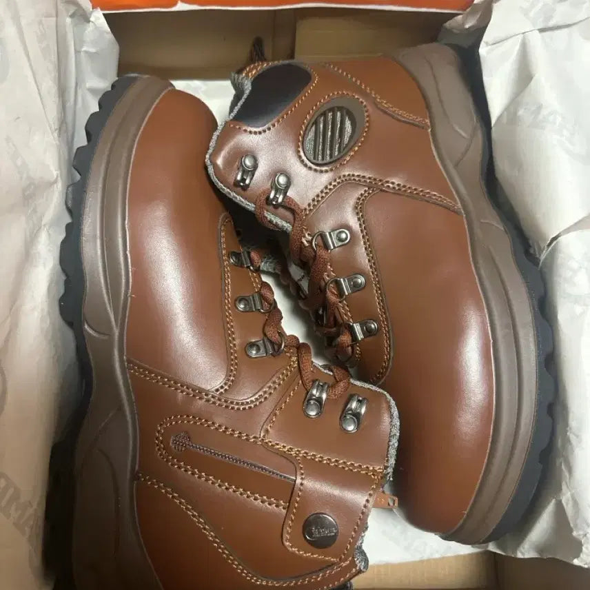 [BUNJANG] Champ CP-06 Brown Safety Shoes / 챔프 안전화 cp-06 브라운 260mm 새상품