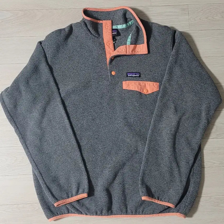 [BUNJANG] Patagonia Synchilla Lightweight Nickel/Apricot Fleece Jacket / [우먼L=남자M과 거의비슷] 파타고니아 신칠라 라이트웨이트 니켈/살구