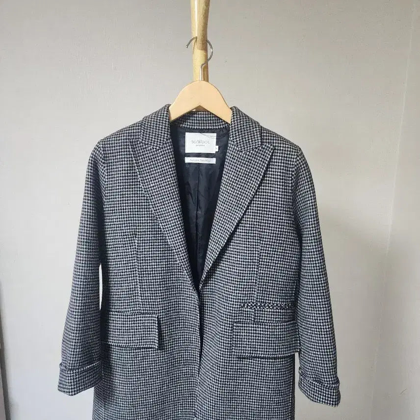 [BUNJANG] SO.WOOL Houndstooth Check Jacket / SO.WOOL 하운드투스 체크 자켓(66)