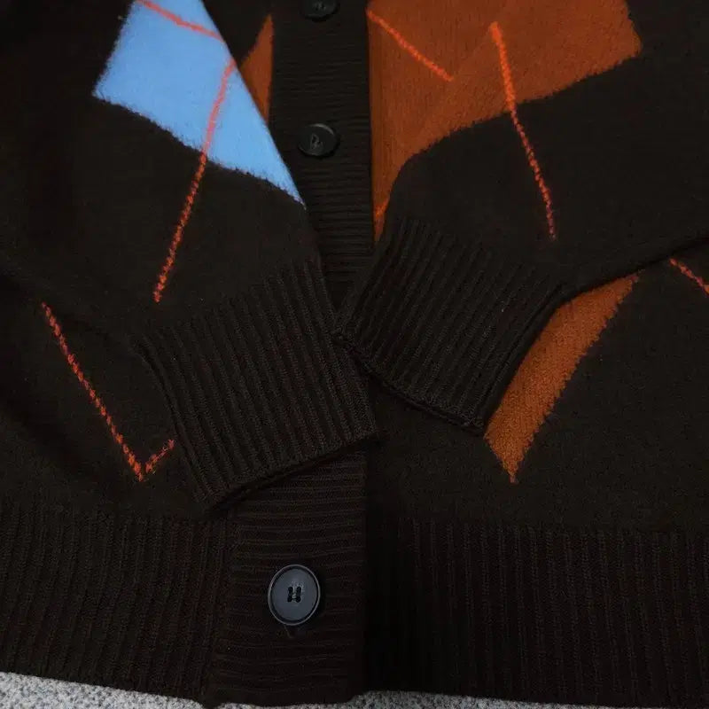 [BUNJANG] COS Argyle Cardigan / [XS] 코스 가디건 아가일