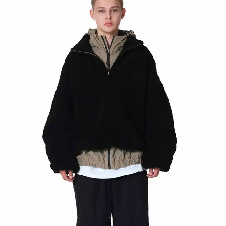 [BUNJANG] Mizuno Stu Fleece Black (M) / 미즈노 stu 에스티유 플리스 블랙 (M) 파타고니아 신칠라 대용