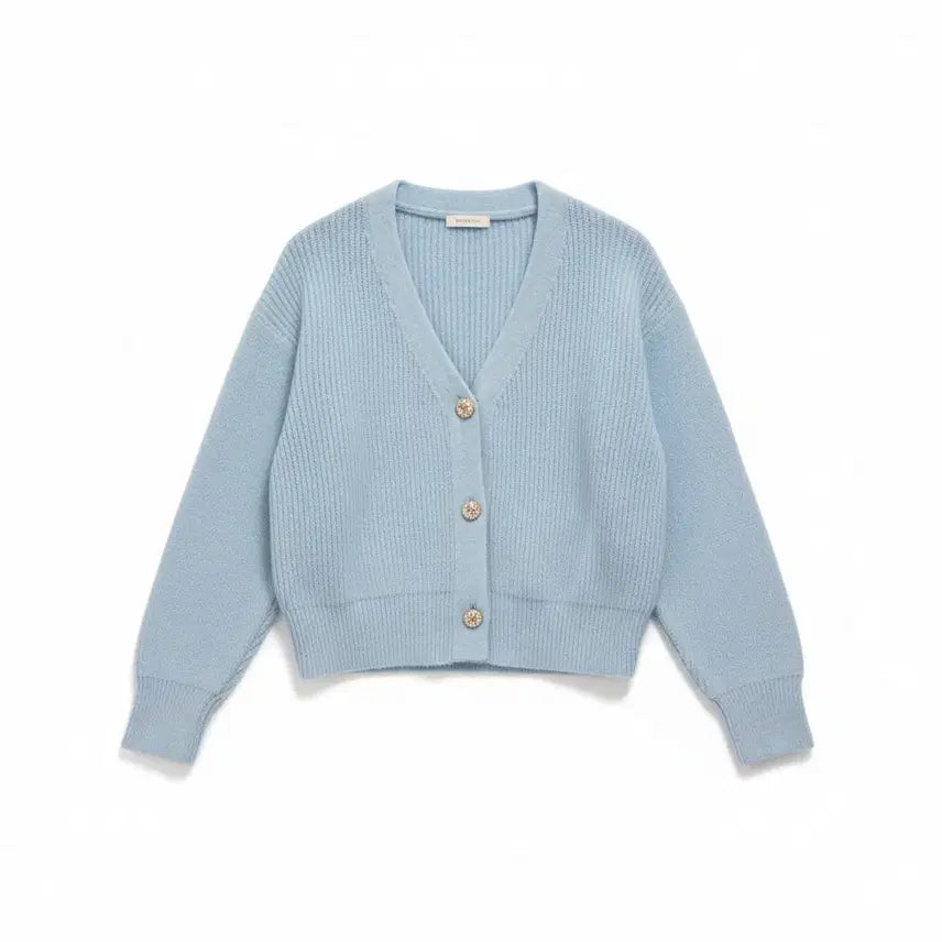 [BUNJANG] Simply V-Neck Cardigan / 여성F/ 심플리 브이넥 가디건